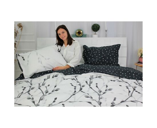 Постельное белье MirSon Бязь Ranforce Elite 17-0413 Cats on the willow Евро (2200004677156), изображение 2