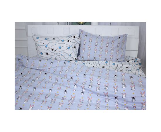 Постельное белье MirSon Бязь Ranforce Elite 17-0527 Bunnies Двуспальный (2200004672915)