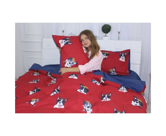 Постільна білизна MirSon Бязь Ranforce Elite 17-0568 Kings of dogs 160x220 (2200004698717), зображення 2 Постільна білизна MirSon Бязь Ranforce Elite 17-0568 Kings of dogs 160x220 (2200004698717), зображення 2