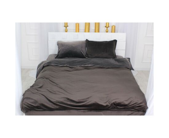 Постельное белье MirSon Велюр Winter Frost 28-0005 + 28-0003 Anemone Velvet 200х220 (2200004009049)