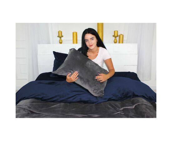 Постільна білизна MirSon Велюр Winter Frost 28-0005 + 28-0006 Tagetes Velvet 220х240 (2200004007823), зображення 2 Постільна білизна MirSon Велюр Winter Frost 28-0005 + 28-0006 Tagetes Velvet 220х240 (2200004007823), зображення 2