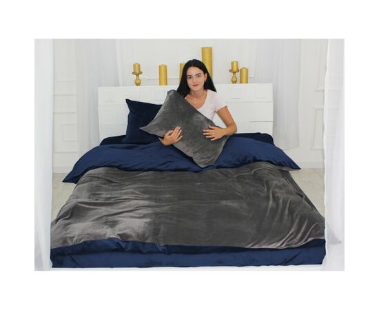 Постільна білизна MirSon Велюр Winter Frost 28-0005 + 28-0006 Tagetes Velvet 2х143х210 (2200004007854), зображення 4