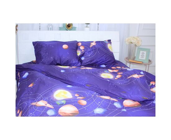 Постільна білизна MirSon Сатин 22-1282 Night Space Полуторний (2200003586534), зображення 2 Постільна білизна MirSon Сатин 22-1282 Night Space Полуторний (2200003586534), зображення 2
