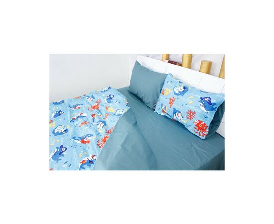 Постельное белье MirSon Сатин 22-1314 Cerulean King Size (2200005113059), изображение 4 Постельное белье MirSon Сатин 22-1314 Cerulean King Size (2200005113059), изображение 4