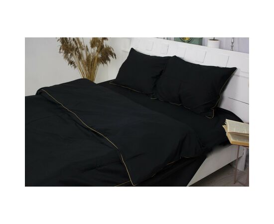 Постільна білизна MirSon Сатин Premium Corner Black Pearl 160x220 (2200001484344), зображення 3 Постільна білизна MirSon Сатин Premium Corner Black Pearl 160x220 (2200001484344), зображення 3