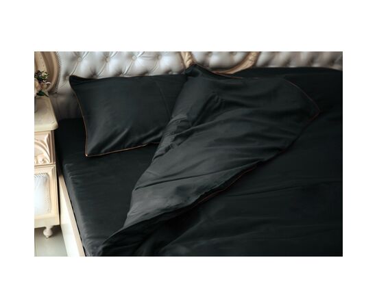 Постільна білизна MirSon Сатин Premium Corner Iron grey 143x210x2 (2200001484511), зображення 2