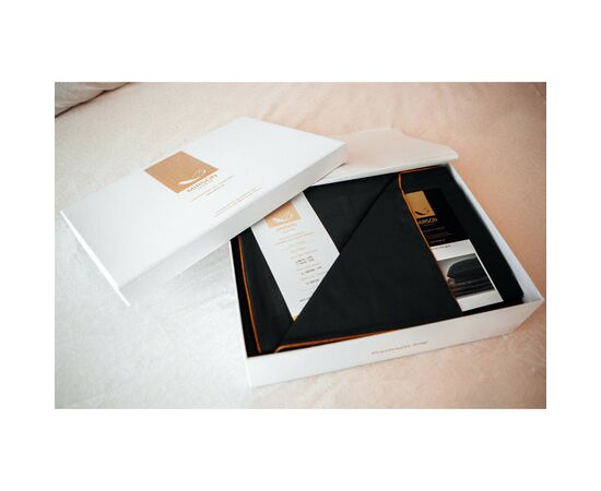 Постільна білизна MirSon Сатин Premium Corner Iron grey 143x210x2 (2200001484511), зображення 7