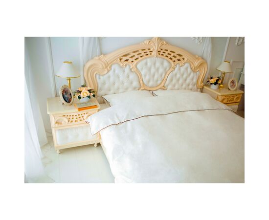 Постельное белье MirSon Сатин Premium Corner Moko White 2х160х220 (2200001717664), изображение 2