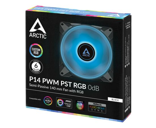 Кулер для корпуса Arctic P14 PWM PST RGB (ACFAN00238A), изображение 4