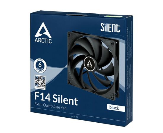 Кулер для корпуса Arctic F14 Silent (ACFAN00217A), изображение 4 Кулер для корпуса Arctic F14 Silent (ACFAN00217A), изображение 4