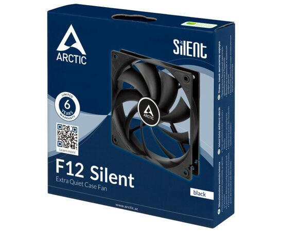 Кулер для корпуса Arctic F12 Silent (ACFAN00202A), изображение 4 Кулер для корпуса Arctic F12 Silent (ACFAN00202A), изображение 4