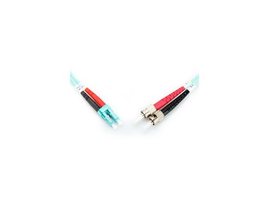 Оптический патчкорд Digitus LC/UPC-ST/UPC, 50/125, OM3, duplex, 1m (DK-2531-01/3), изображение 4 Оптический патчкорд Digitus LC/UPC-ST/UPC, 50/125, OM3, duplex, 1m (DK-2531-01/3), изображение 4