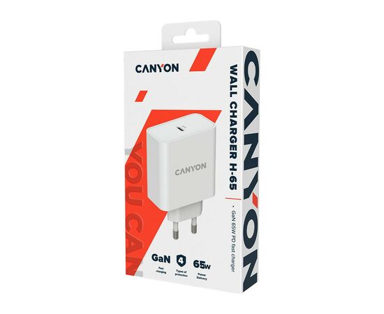 Зарядное устройство Canyon GAN 65W (CND-CHA65W01), изображение 5 Зарядное устройство Canyon GAN 65W (CND-CHA65W01), изображение 5