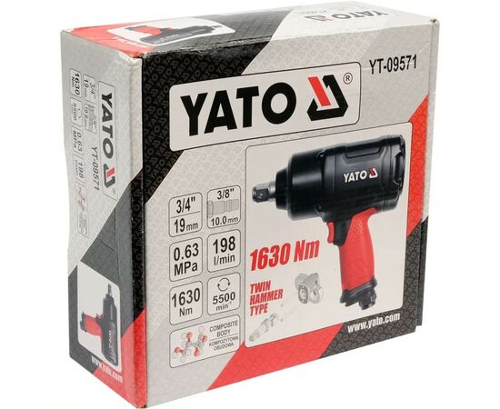 Гайковерт Yato пневматический YT-09571 (YT-09571), изображение 5 Гайковерт Yato пневматический YT-09571 (YT-09571), изображение 5