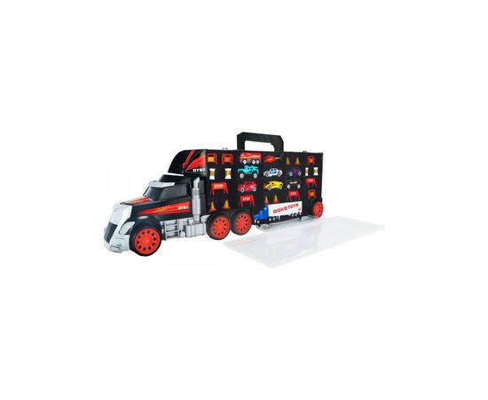 Ігровий набір Dickie Toys Трейлер перевізник авто, вантажівка з ручкою (3749023)