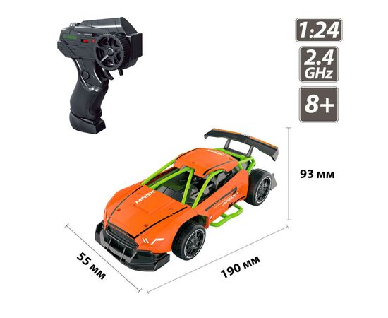 Радиоуправляемая игрушка Sulong Toys Speed racing drift – Bitter (оранжевый, 1:24) (SL-291RHO), изображение 5 Радиоуправляемая игрушка Sulong Toys Speed racing drift – Bitter (оранжевый, 1:24) (SL-291RHO), изображение 5
