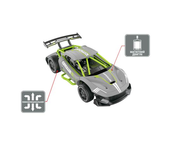 Радиоуправляемая игрушка Sulong Toys Speed racing drift – Sword (серый, 1:24) (SL-289RHG), изображение 3 Радиоуправляемая игрушка Sulong Toys Speed racing drift – Sword (серый, 1:24) (SL-289RHG), изображение 3