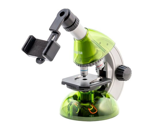 Микроскоп Sigeta Mixi с адаптером для смартфона 40x-640x Green (65912), изображение 4 Микроскоп Sigeta Mixi с адаптером для смартфона 40x-640x Green (65912), изображение 4