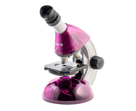 Микроскоп Sigeta Mixi с адаптером для смартфона 40x-640x Purple (65914), изображение 2 Микроскоп Sigeta Mixi с адаптером для смартфона 40x-640x Purple (65914), изображение 2