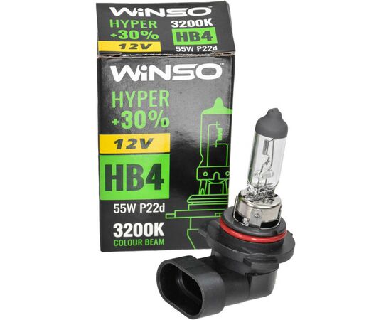 Автолампа Winso HB4 HYPER +30 55W (712600), изображение 3 Автолампа Winso HB4 HYPER +30 55W (712600), изображение 3
