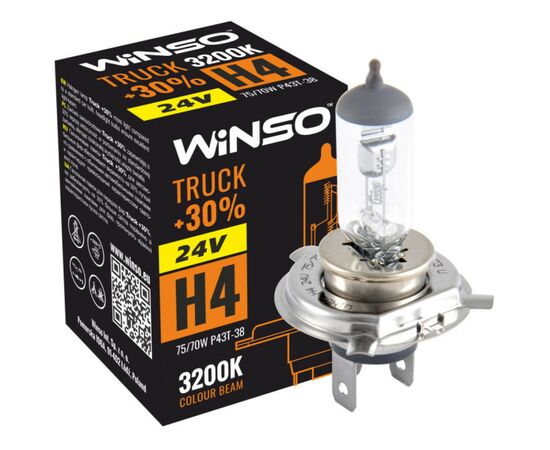 Автолампа Winso H4 TRUCK +30 75/70W (724400), зображення 2