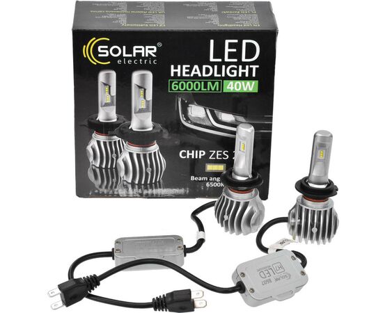 Автолампа SOLAR H7 CANBUS 12/24V 6500K 6000Lm 50W Cree Chip 1860 (8607), изображение 5 Автолампа SOLAR H7 CANBUS 12/24V 6500K 6000Lm 50W Cree Chip 1860 (8607), изображение 5