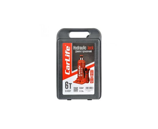Домкрат CARLIFE 6т 200-385мм (BJ406P), изображение 4 Домкрат CARLIFE 6т 200-385мм (BJ406P), изображение 4