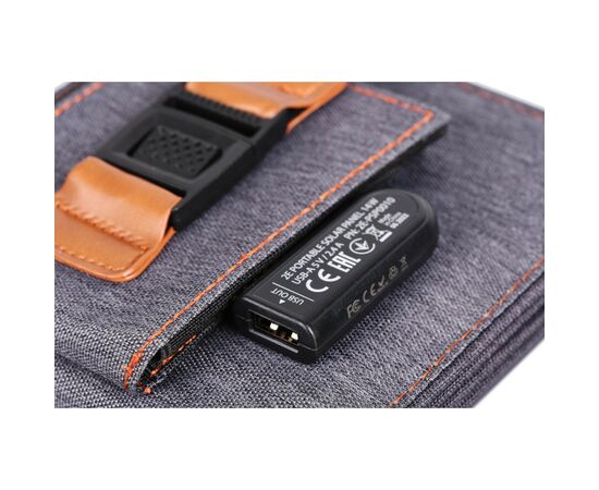 Портативная солнечная панель 2E Sun Panel 14W USB-A 5V/2.4A (2E-PSP0010), изображение 4 Портативная солнечная панель 2E Sun Panel 14W USB-A 5V/2.4A (2E-PSP0010), изображение 4