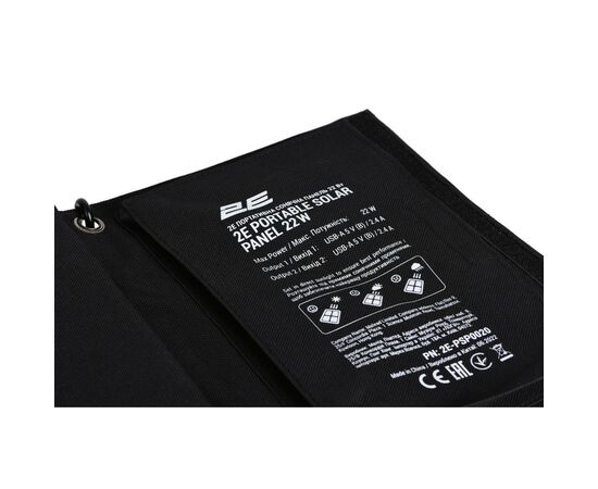 Портативная солнечная панель 2E Sun Panel 22W 2*USB-A 5V/2.4A (2E-PSP0020), изображение 5 Портативная солнечная панель 2E Sun Panel 22W 2*USB-A 5V/2.4A (2E-PSP0020), изображение 5