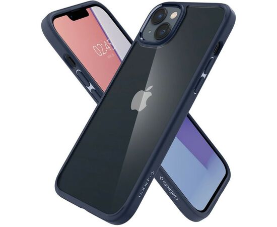 Чехол для моб. телефона Spigen Apple iPhone 14 Ultra Hybrid, Navy Blue (ACS05045), изображение 6 Чехол для моб. телефона Spigen Apple iPhone 14 Ultra Hybrid, Navy Blue (ACS05045), изображение 6
