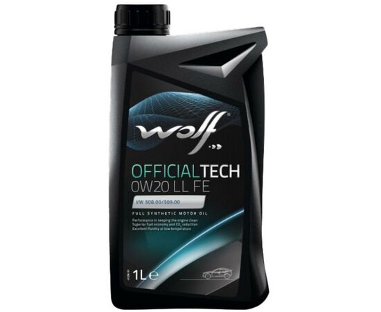 Моторна олива Wolf OFFICIALTECH 0W20 LL FE 1л (8331138)