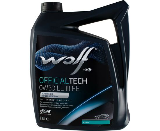 Моторное масло Wolf OFFICIALTECH 0W30 LL III FE 5л (1044344)