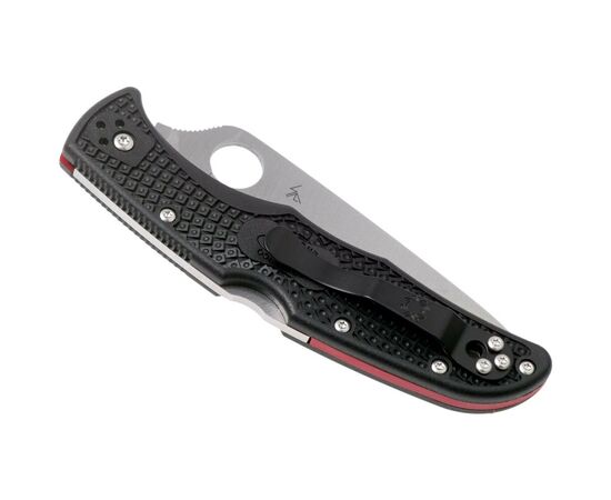Нож Spyderco Endura 4 Thin Red Line полусеррейтор (C10FPSBKRD), изображение 7 Нож Spyderco Endura 4 Thin Red Line полусеррейтор (C10FPSBKRD), изображение 7