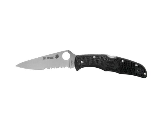 Нож Spyderco Endura 4 Thin Red Line полусеррейтор (C10FPSBKRD)