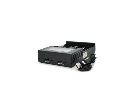 Зарядное устройство для аккумуляторов Liitokala 4 Slots, LED display, 5V Type C, 3.7V/1.2V AA/AAA 18650/26650/16340/14500/10440/18500 (Lii-M4), изображение 3 Зарядное устройство для аккумуляторов Liitokala 4 Slots, LED display, 5V Type C, 3.7V/1.2V AA/AAA 18650/26650/16340/14500/10440/18500 (Lii-M4), изображение 3