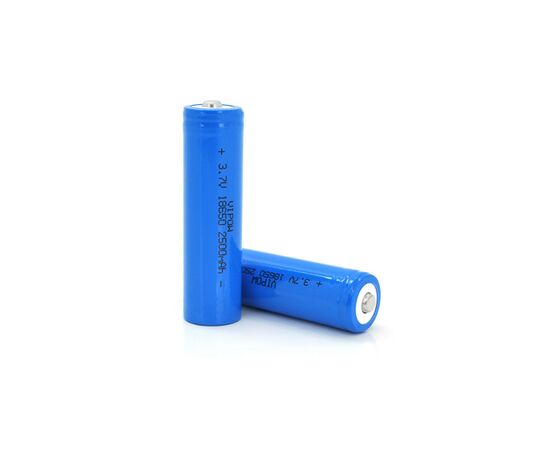 Аккумулятор 18650 Li-Ion ICR18650 TipTop, 2500mAh, 3.7V, Blue Vipow (ICR18650-2500mAhTT)