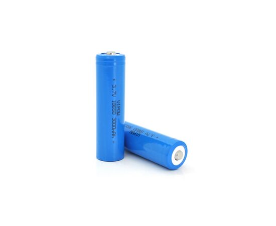 Акумулятор 18650 Li-Ion ICR18650 TipTop, 3000mAh, 3.7V, Blue Vipow (ICR18650-3000mAhTT)