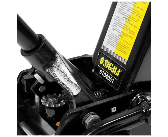 Домкрат Sigma гидравлический подкатной 3.5т H 145-500мм (6104061), изображение 5