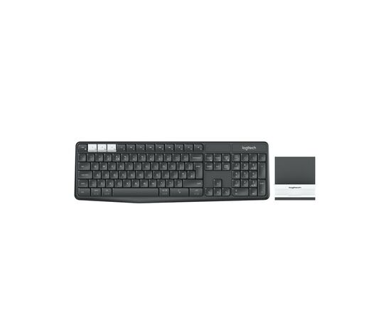 Клавиатура Logitech K375s Multi-Device Wireless UA Graphite (920-008181), изображение 8 Клавиатура Logitech K375s Multi-Device Wireless UA Graphite (920-008181), изображение 8
