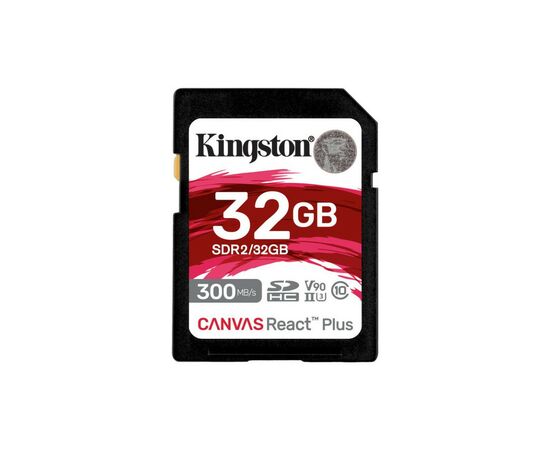 Карта памяти Kingston 32GB class 10 UHS-II U3 Canvas React Plus (SDR2/32GB)