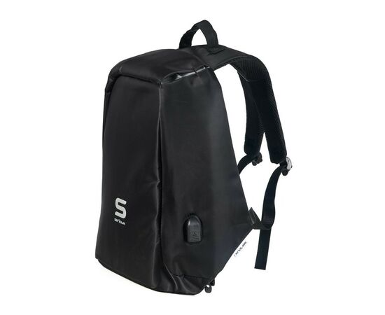 Рюкзак для ноутбука Serioux 15.6" ANTI-THEFT BACKPACK LOCK, black (SRXBKPLOCK), изображение 2 Рюкзак для ноутбука Serioux 15.6" ANTI-THEFT BACKPACK LOCK, black (SRXBKPLOCK), изображение 2