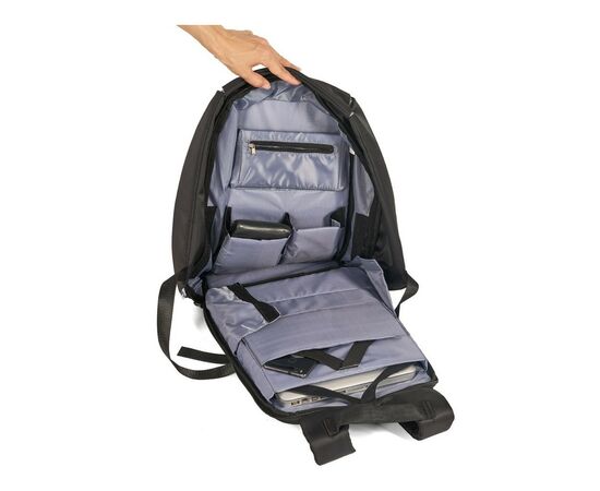 Рюкзак для ноутбука Serioux 15.6" ANTI-THEFT BACKPACK LOCK, black (SRXBKPLOCK), изображение 3 Рюкзак для ноутбука Serioux 15.6" ANTI-THEFT BACKPACK LOCK, black (SRXBKPLOCK), изображение 3