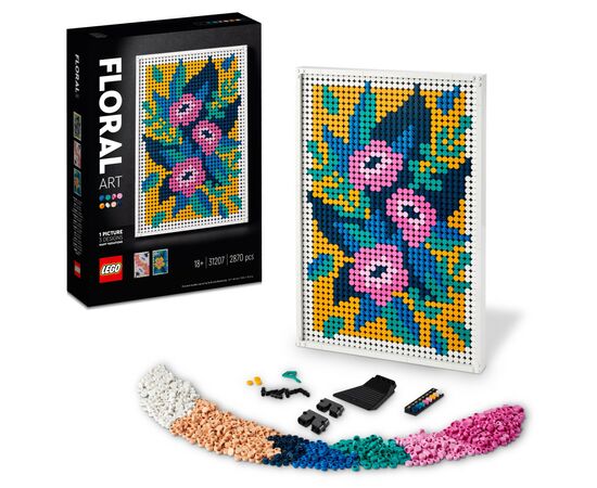 Конструктор LEGO ART Цветочное искусство (31207), изображение 2 Конструктор LEGO ART Цветочное искусство (31207), изображение 2