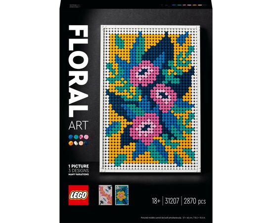 Конструктор LEGO ART Цветочное искусство (31207)