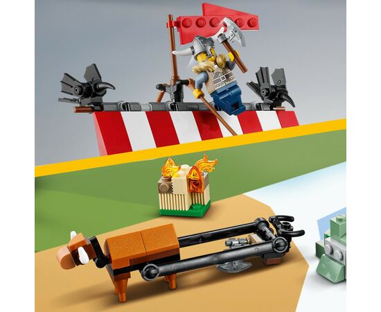 Конструктор LEGO Creator Корабель вікінгів і Мідгардський змій (31132), зображення 8 Конструктор LEGO Creator Корабель вікінгів і Мідгардський змій (31132), зображення 8