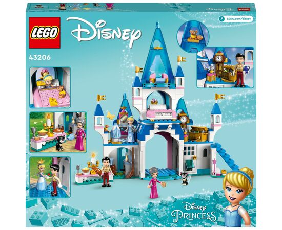 Конструктор LEGO Disney Princess Замок Попелюшки і Прекрасного принца (43206), зображення 10 Конструктор LEGO Disney Princess Замок Попелюшки і Прекрасного принца (43206), зображення 10