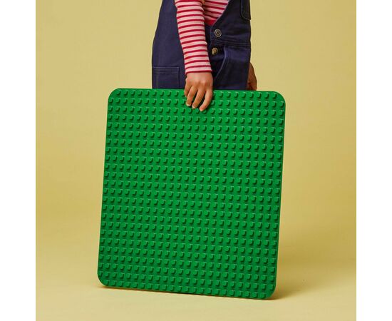 Конструктор LEGO DUPLO Зеленая строительная пластина (10980), изображение 5