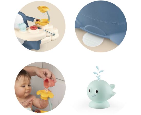 Сиденье для ванны Smoby Little 2 в 1 с игровой панелью (140404), изображение 4 Сиденье для ванны Smoby Little 2 в 1 с игровой панелью (140404), изображение 4