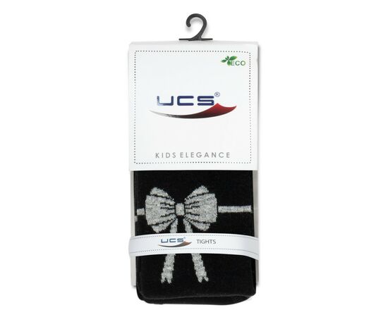 Колготки UCS Socks с бантом (M0C0301-1441-11G-black), изображение 2 Колготки UCS Socks с бантом (M0C0301-1441-11G-black), изображение 2