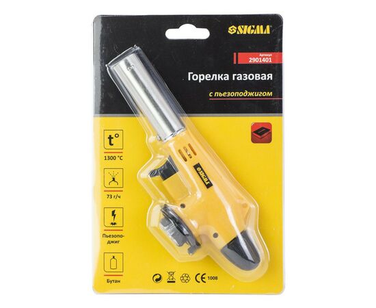 Газовый паяльник Sigma с пьезоподжигом (2901401), изображение 6 Газовый паяльник Sigma с пьезоподжигом (2901401), изображение 6